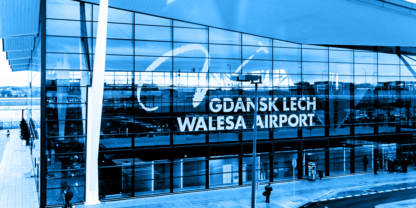 terminal T2 w Gdańsku, port lotniczy w Gdańsku, budynek terminalu, lotnisko